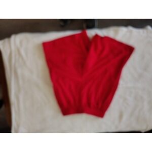 BCG Mens Mesh Athletic Basketball Shorts Red Medium Drawstring Gym Training